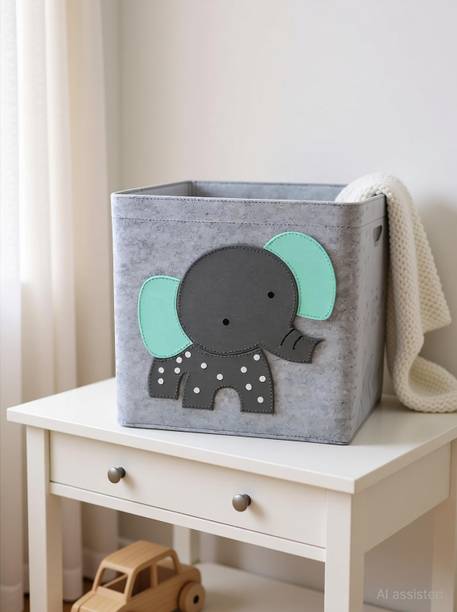 Schmick Foldable Kids Storage Organizer for Toys Books Clothes Storage Box