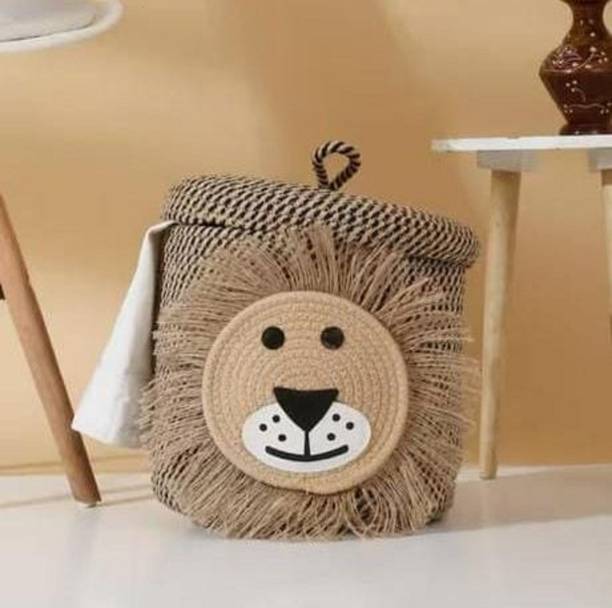 sabhya creation 10 L Beige Laundry Stool/Storage