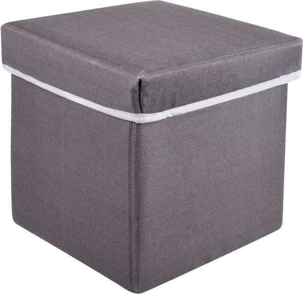 KUBER INDUSTRIES Foldable MDF Wooden Storage Stool For Living Room|Toys| Storage Box
