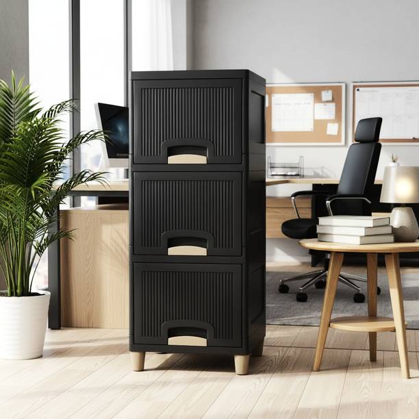 MAXTID Layer White component Plastic Modular Drawer for Office, Hospital, school Plastic Cupboard