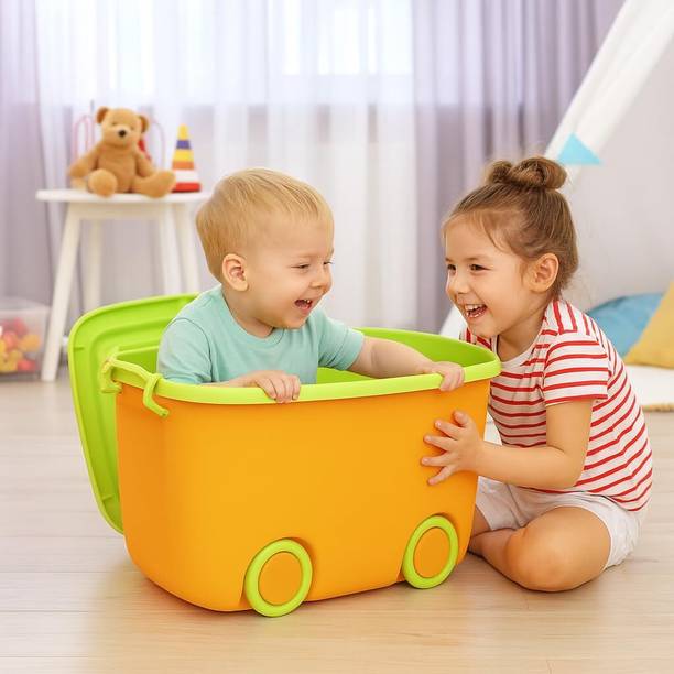 JEKEMI Toy storage box with Lid,BinsBaskets for Kids, Boys, Girls, Nursery, Storage Box