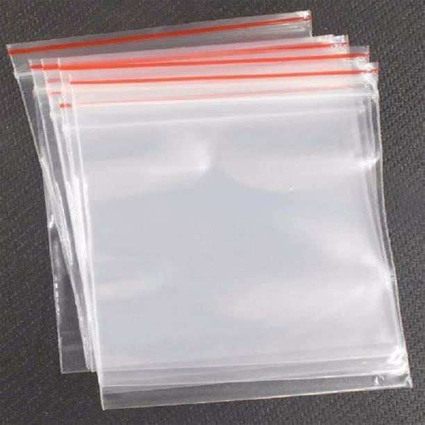 DNY (8x10 In) Zip Lock Pouch Reusable | Jewels, Ofc Stationery Storage Bag 100PCS Plastic Storage Pouch