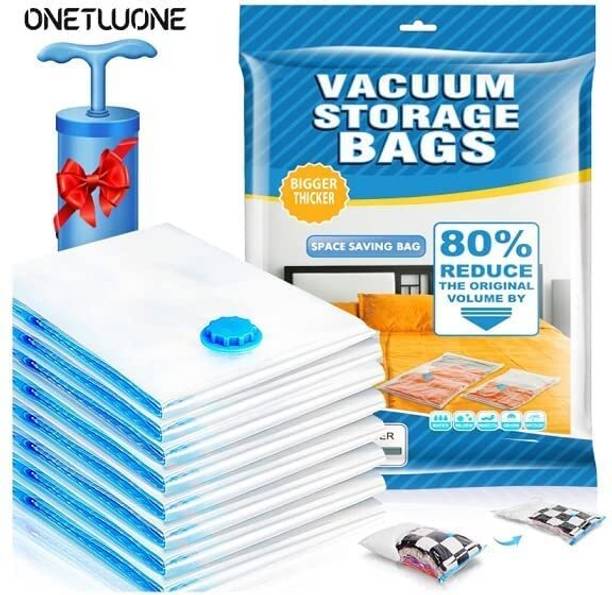 MOOZICO Vacuum Storage Bags With Pump Space Saver for packing clothes Travel Storage Vacuum Bags