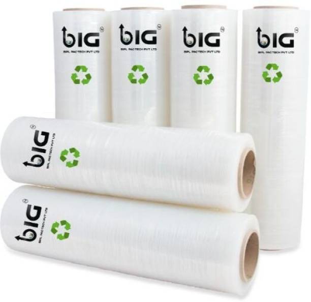BIPLPACTECH 25 cm 328 ft Oxo-Biodegradable Packing Material (Pack of 6) Transparent
