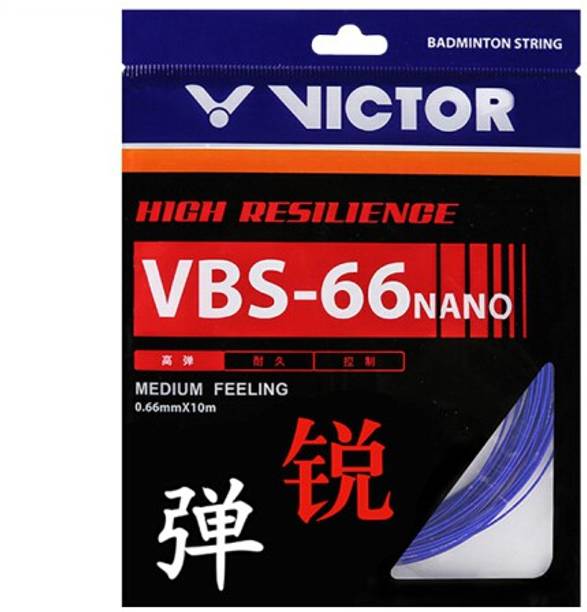 VICTOR VBS-66N Professional Badminton String- Pack of 2, 0.66 Badminton String - 10 m