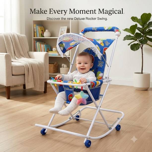 Maanit Baby Stroller cum Swing Stroller