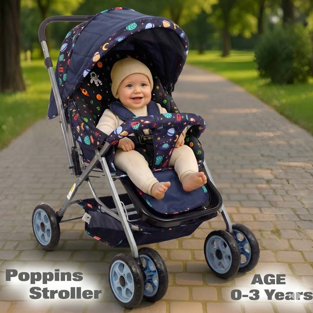 Little Love Premium Baby Stroller and Pram with Canopy for Infants Toddlers Age 0-3 Years Pram