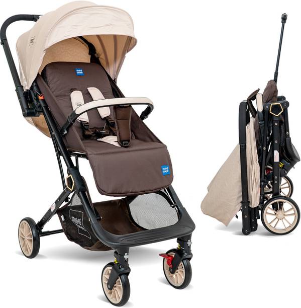 MeeMee Jet Set Baby Stroller/Pram for 0-3 Years, New Born/Kids, 5 Point Safety Harness Pram