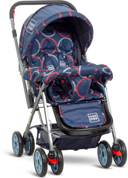 MeeMee Little Explorer Baby Stroller for 0-3 Years, Baby & Kids, 5 Point Safety Harness Pram