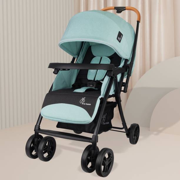 R for Rabbit PoppinsJoy Stroller with 5 Point Safety Harness | Compact Fold & Travel Friendly Stroller