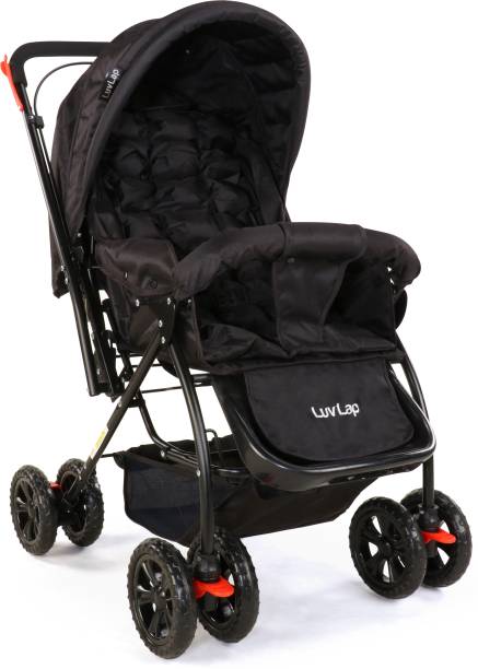 LuvLap Starshine Pram, Easy Fold for Newborn Baby/Kids, 0-3 Years, Stroller