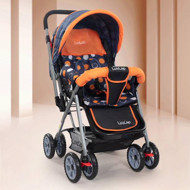 LuvLap Sunshine Stroller/Pram, Easy Fold, for Newborn Baby/Kids, 0-3 Years, Stroller