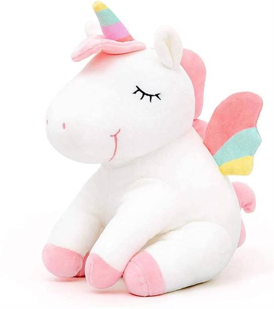 Liquortees Big size Unicorn soft toy Teddy bear White unicorn - 40 cm