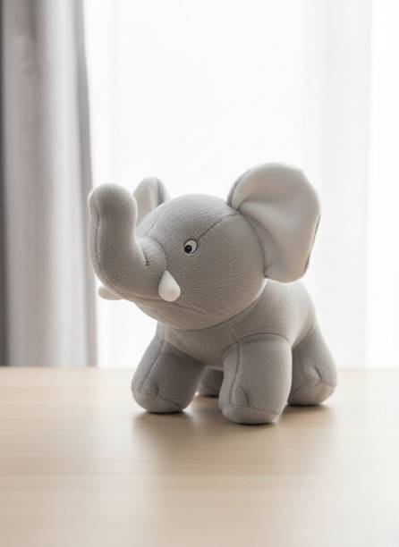 Bandhobi Soft Elephant Stuffed Toy  - 17 cm