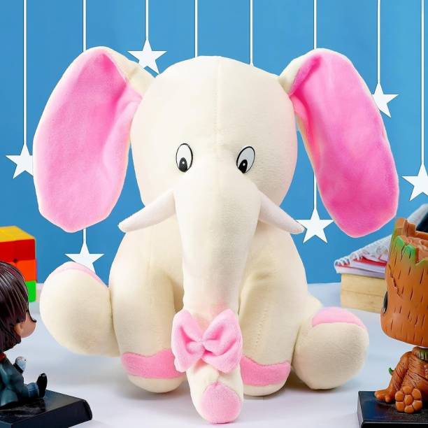 Teddify Appu Elephant Soft toy Plush teddy bear animal for girls home decoration  - 30 cm