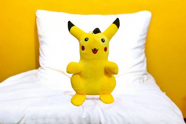 Brozeet Stuffed Plush Cute Pikachu Plush Lovable For Kids, Fans of Pokemon Home Decor  - 30 cm
