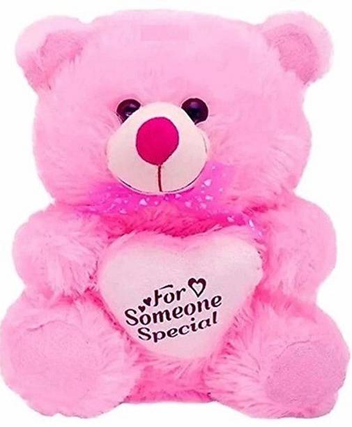 MHK PINK CUTE TEDDY BEAR FOR YOUR LOVED ONES (GIFT & DECORATION)  - 23 cm