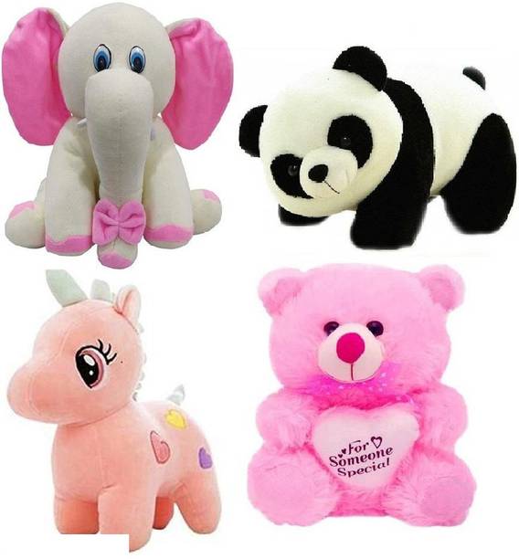 MPR ENTERPRISES Stuffed toy teddy bear for unisex children , adults playing toy Pack of 4  - 25 cm