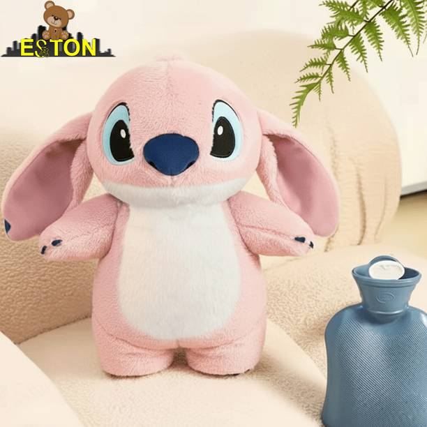 eston Angel Teddy Bear Hot Water Bag for Soothing Relaxation and Period Cramp Relief  - 35 cm