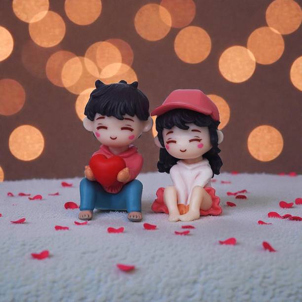 VHD Love Couple Resin Showpiece HT131  - 5.5 cm