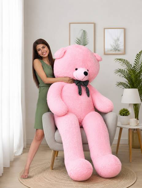 AKSK 5 Feet Pink Teddy Bear – Soft & Huggable Giant Plush Toy  - 150 cm
