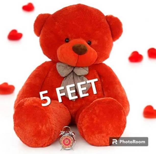 huge laugh 5 FEET red soft and cute plus teddy and annivers  - 60 inch