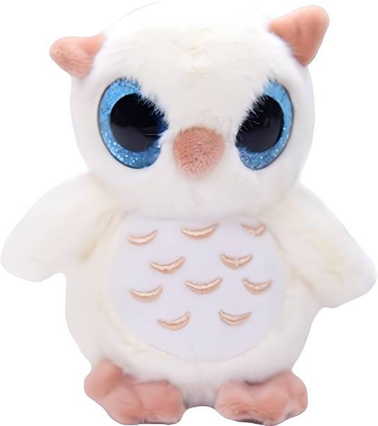 Tickles Cute Owl Soft Stuffed Plush Animal Toy for Kids Girls & Boys Birthday Gifts  - 20 cm