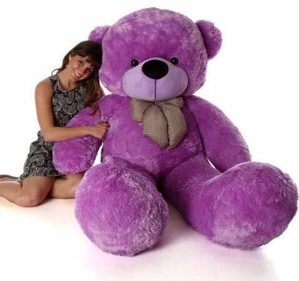 Krishna Creation 5 Feet PURPLE Teddy For Girls Wife, Boyfriend, Soft Toys, Birthday Gift  - 60 inch