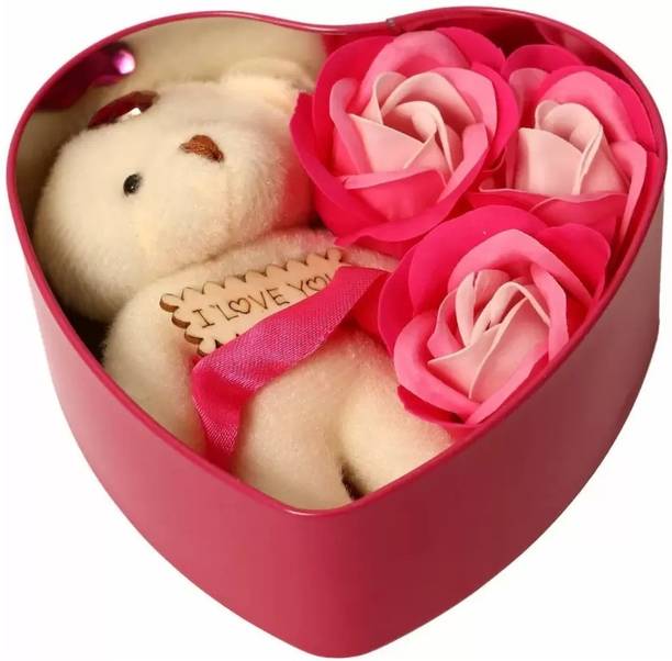 Saubhagye Valentine Day Heart Shape Box with Rose Love ...3.7(43)₹126₹59978% off