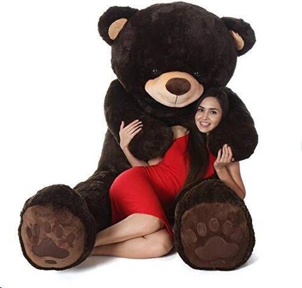 KHUSHBU ENTERPRISES Teddy Bear Chocolate 5 Feet For Boys & Girls Birthday Gift Marriage Anniversary  - 152 cm