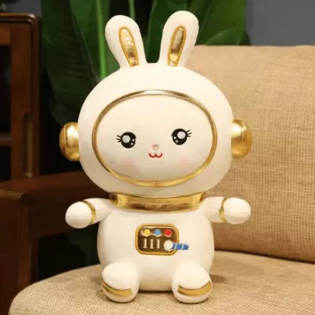 Love And Joy Astronaut Bunny Teddy Soft Plush Stuffed Toy for Baby Kids Birthday Gift  - 25 cm