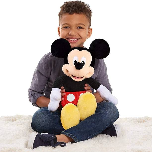AG Enterprises Premium Quality Mickey Mouse Soft Toy, Soft Fabric, Huggable Plush Doll for Kids - 44 cm