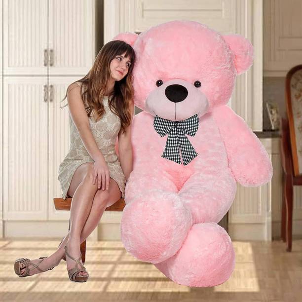 RSS SOFT TOYS 3 feet pink teddy bear  - 95.62 cm