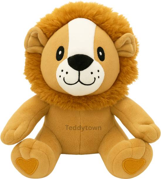 TEDDY TOWN Muffin Lion Plush – Sunny Roar - 30 cm