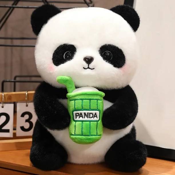 Teddy Daddy Cute & Soft Fur Coffee Panda Stuffed Toys  - 45 cm