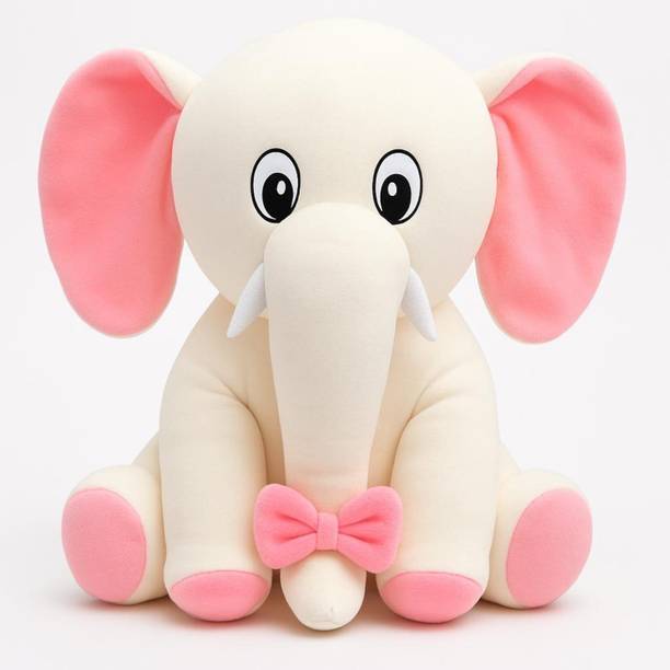 SRE Elephant Sitting Plush Soft Toy Cute Kids Animal Home Decor Boys/Girls  - 30 cm