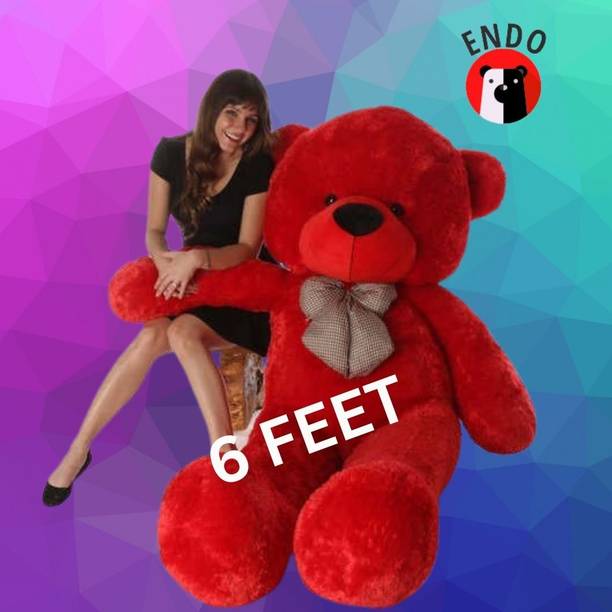Endo CUTE GIANT HUGGABLE LONG TEDDY BEAR 6 FEET  - 182 cm