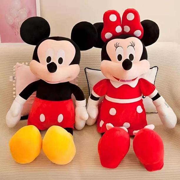 Lisbon Mickey and Minnie Mouse Soft Toy Combo  - 35 cm
