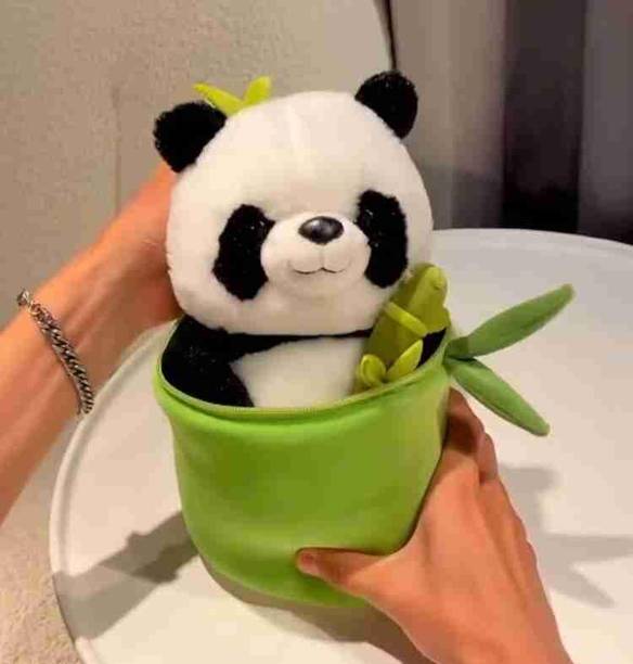 Tiny Miny Green Cotton Bamboo Panda Toy  - 30 cm