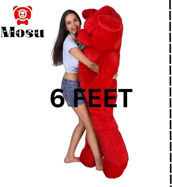 MOSU Huggable cute girls long teddy bear 6 feet  - 182 cm
