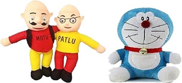 KAVIM Motu Patlu Doramon Stuffed Toy  - 30 cm