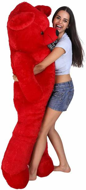Ziraat 4 FEET RED TEDDY BEAR FOR GIFT ST AACC  - 122 cm