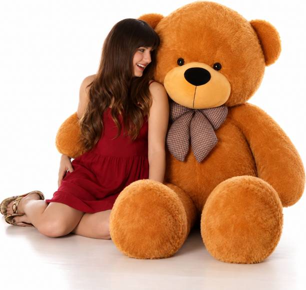 Polyhug 3 feet brown Loveable/Huggable soft teddy bear for girlfriend  - 91 cm