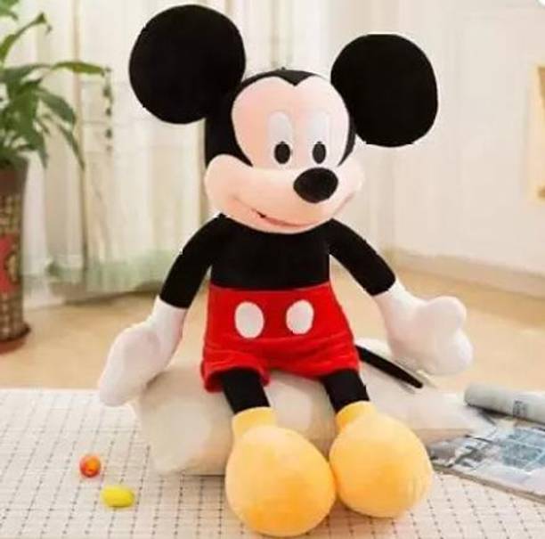 SkyToys Mickey Mouse Stuffed Soft Toy for Kids (Multicolour, 26 cm) Lovely Toy Figure - 9 cm