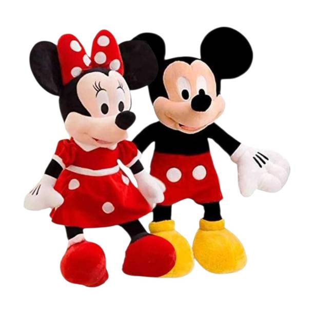 Tobby Toys Mickey Mouse, Minnie Mouse Couple Cartoon 51cm Gift Soft Toy  - 51 cm