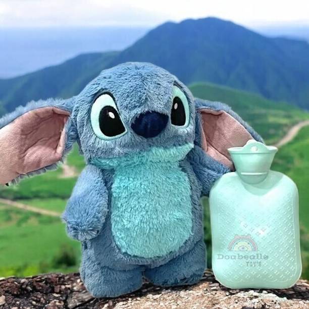 Doabealle Toys Stitch Teddy with Hot Water Bag Comfort Ideal for Relaxation and period cramps  - 30 cm