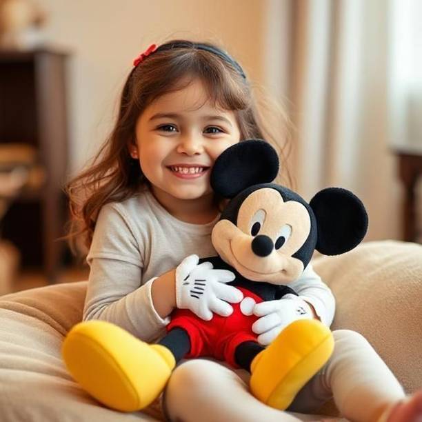 AG Enterprises Premium Quality Mickey Mouse Plush β Huggable & Child Safe Soft Toy - 44 cm