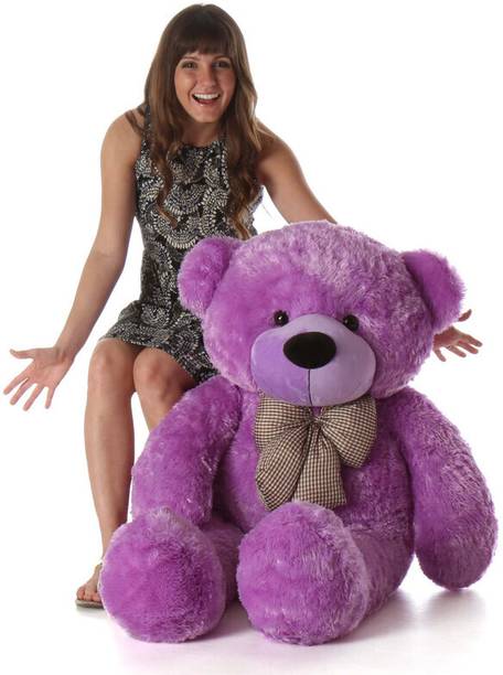 UTAAYAPI 3FT PURPLE TEDDY BEAR BEST FOR GIFTING 90CM (P...