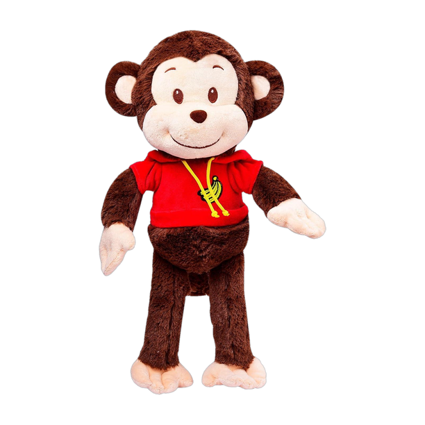 Webby Plush Adorable Smiling Monkey Soft Toys for Kids and Adult  - 35 cm