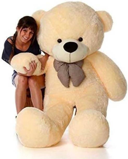 SK TOYS Ultra Soft 5 Feet Teddy Bear for Kids, Lovable Huggable Soft Giant Teddy Bear  - 150 cm
